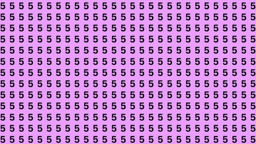 Brain Test: If you have Hawk Eyes Find the Word 3 among 5s in 1 Minute