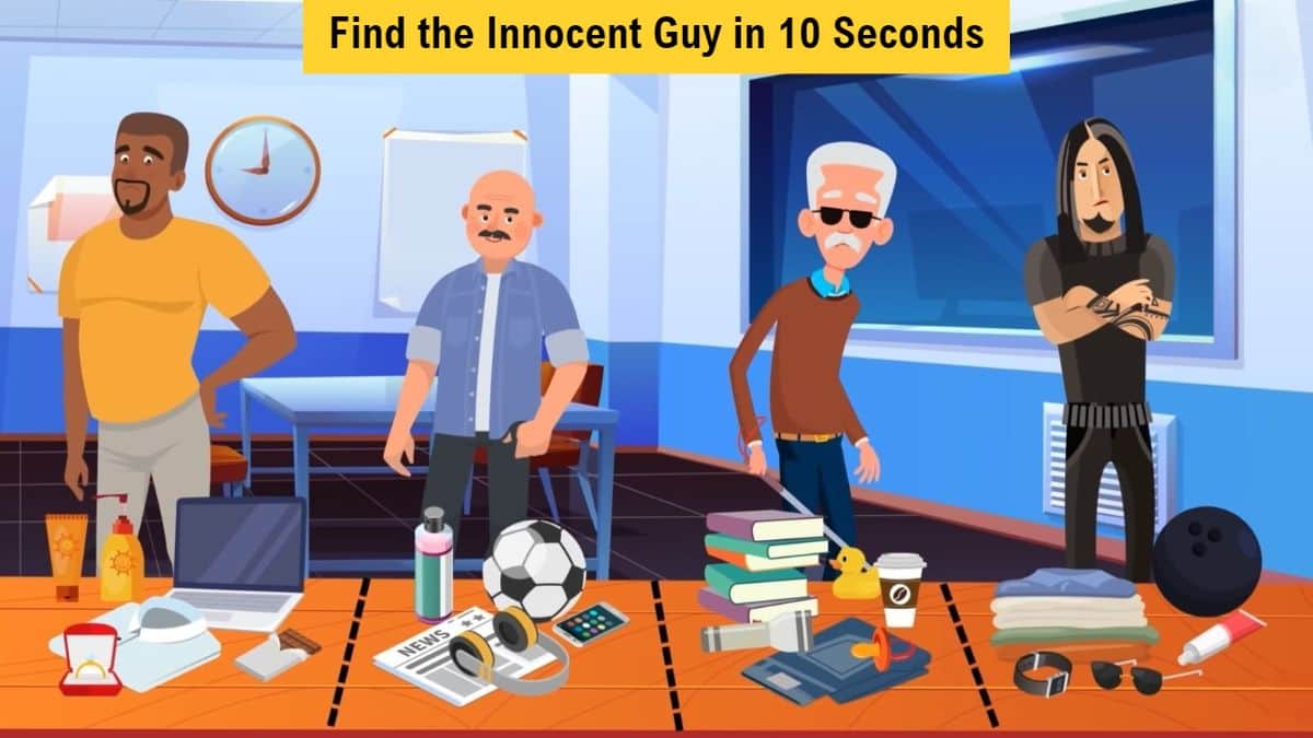 Find Innocent Guy in 10 Seconds