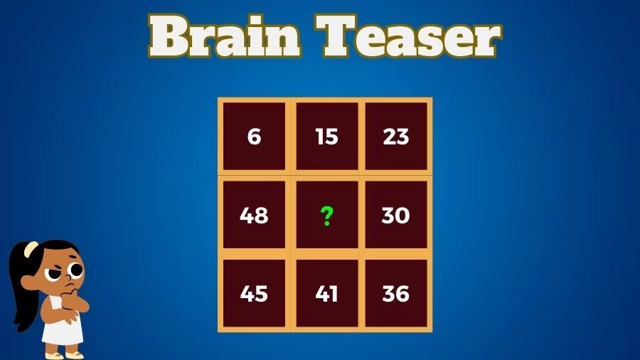 Brain Teaser: Find The Missing Number