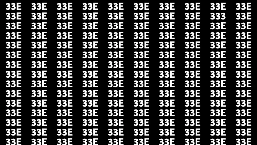Observation Find it Out: If you have Sharp Eyes Find the Number 333 in 10 Secs