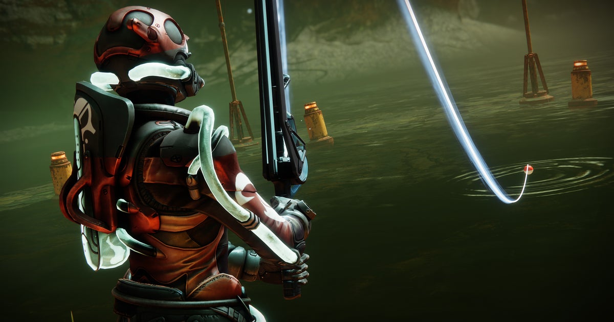Destiny 2 fishing, including how to fish and how to get bait