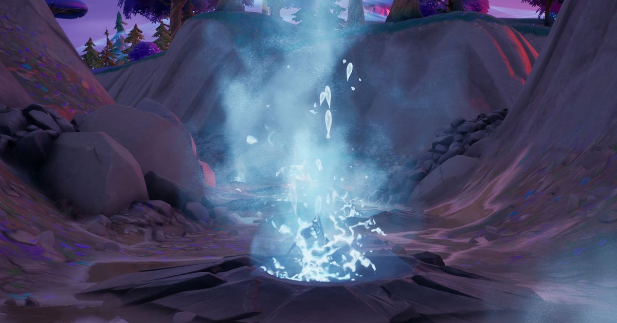 Fortnite Geyser location and how to launch into the air using geysers