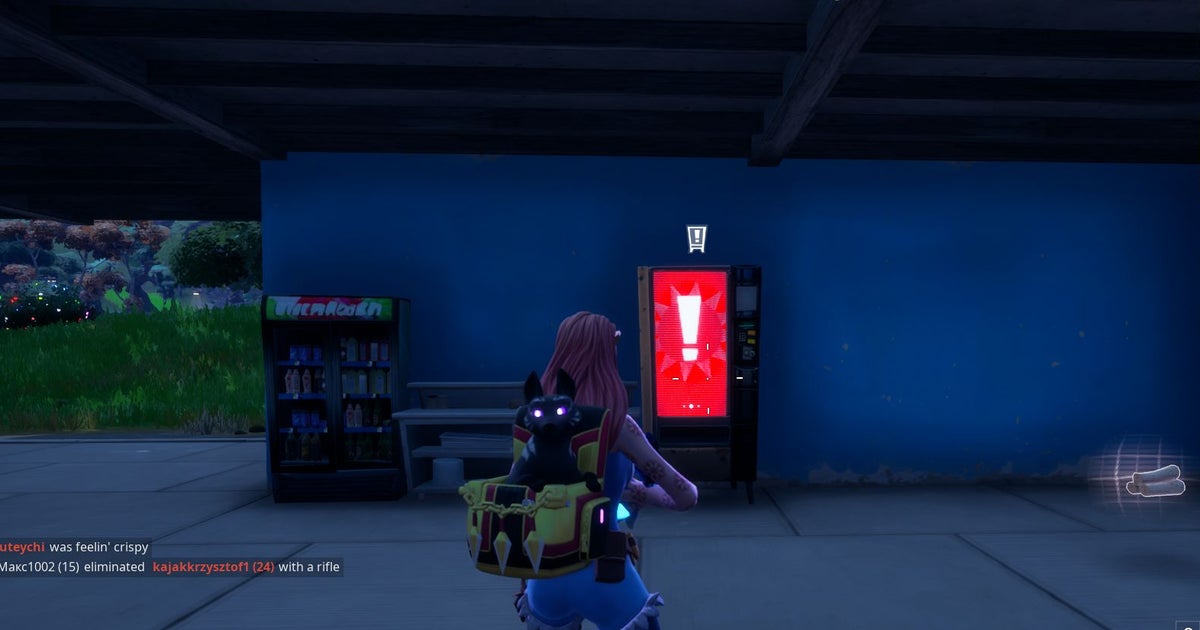 Fortnite Malfunctioning Vending Machine locations: Purchase a random item for a Malfunction Vending Machine in Fortnite