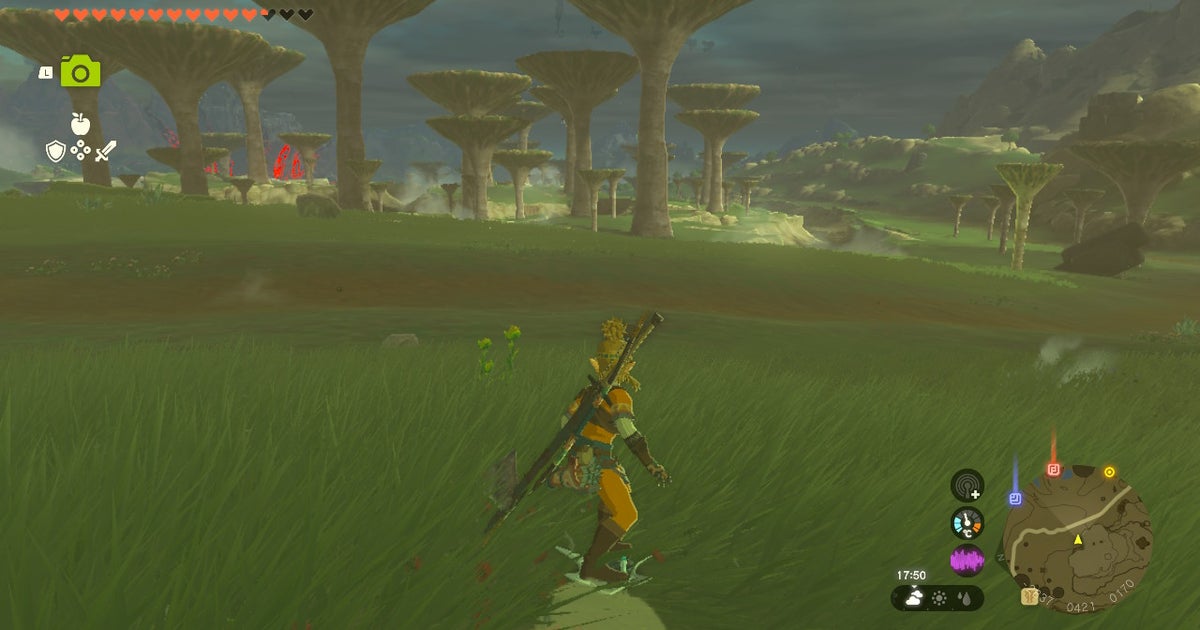 How to shield surf in Zelda Tears of the Kingdom