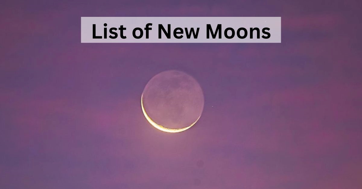 List of New Moons 2023