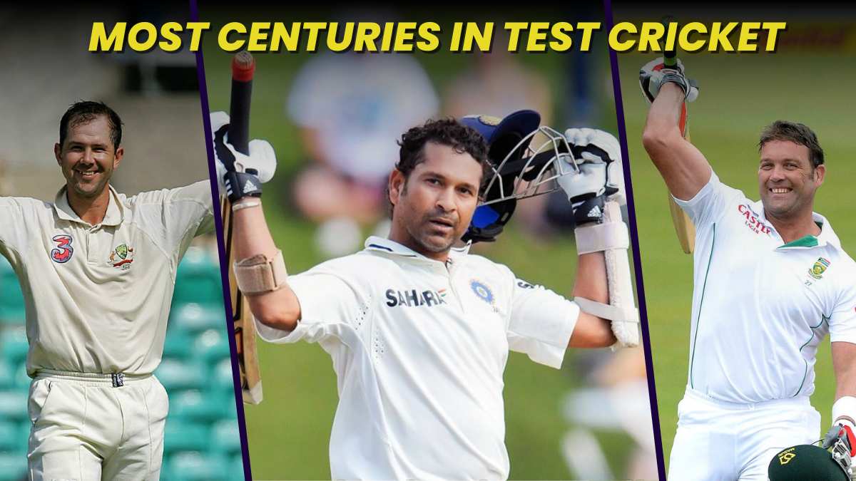 Most Centuries in Test Cricket