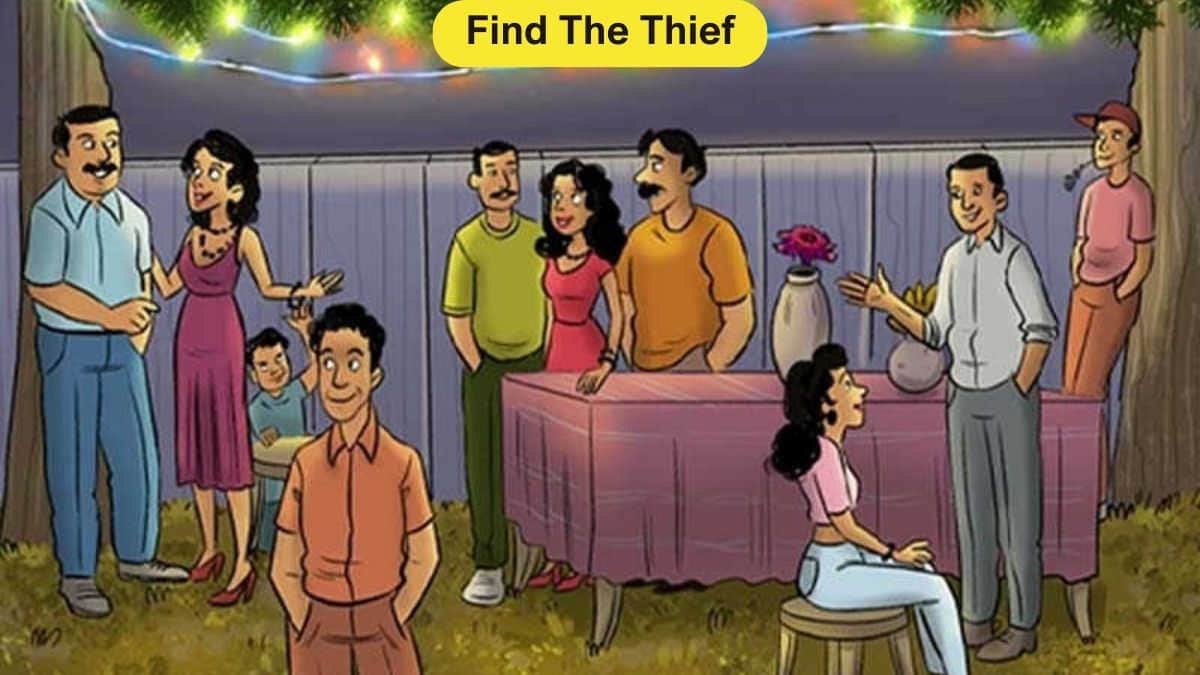 Optical Illusion Vision Challenge: Find the thief in the party in 7 seconds