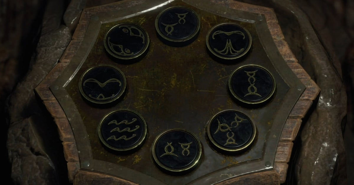Resident Evil 4 Large Cave Shrine and Small Cave Shrine symbol puzzle solutions