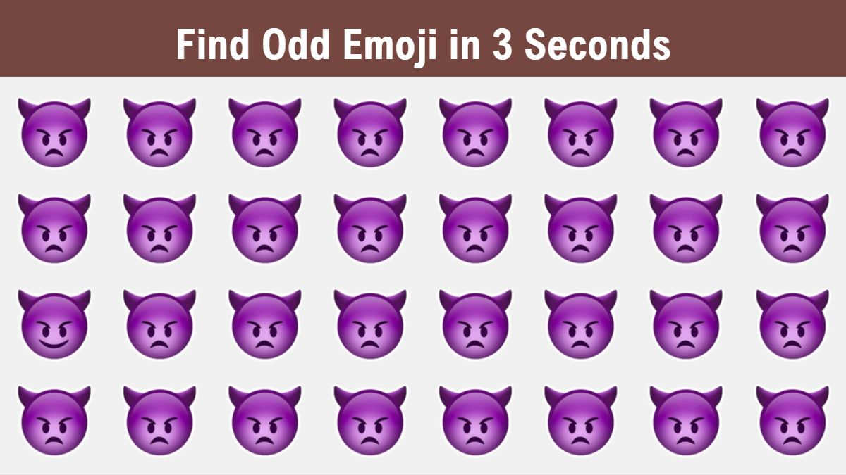 Find Odd Emoji in 3 Seconds