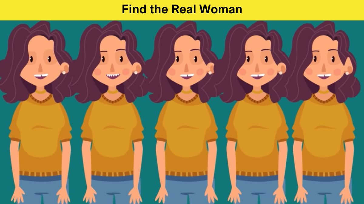 Seek and Find Puzzle: Find the Real Woman Among Clones in 6 Seconds