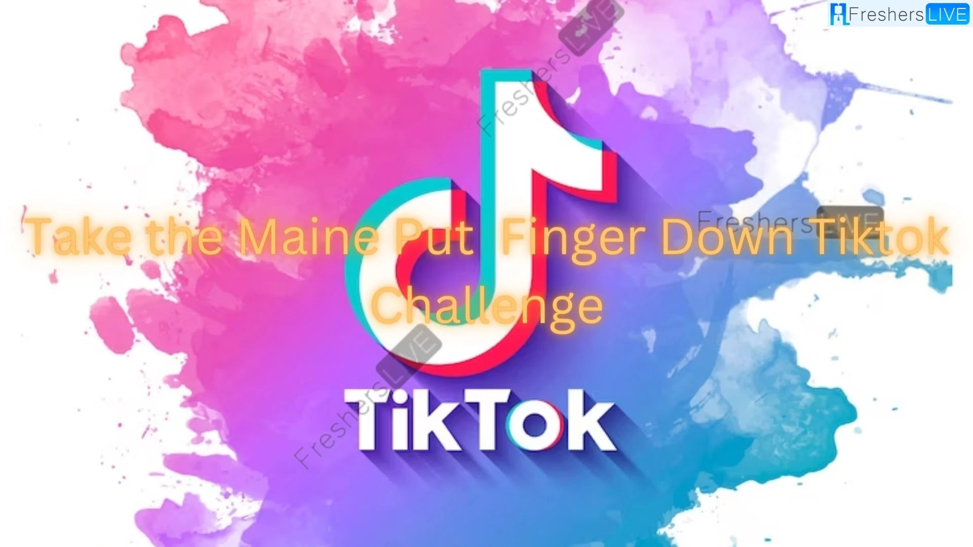 Take the Maine Put Finger Down Tiktok Challenge