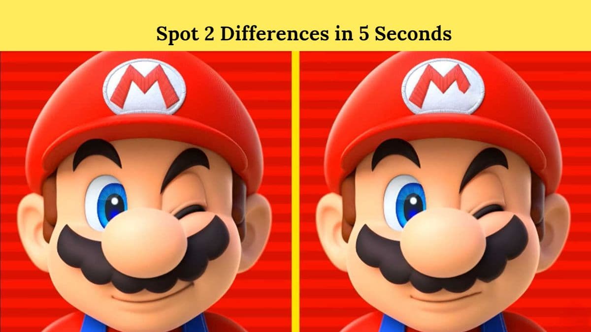 Spot the Difference - Spot 2 Differences in 5 Seconds