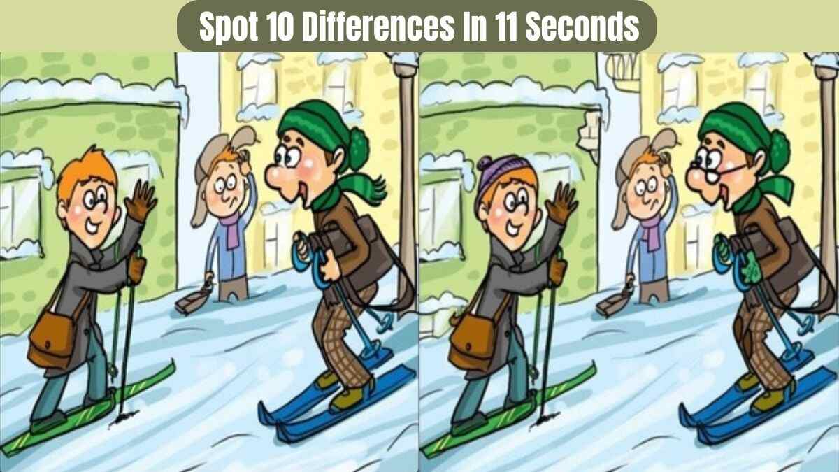 Spot 10 Differences In 11 Seconds