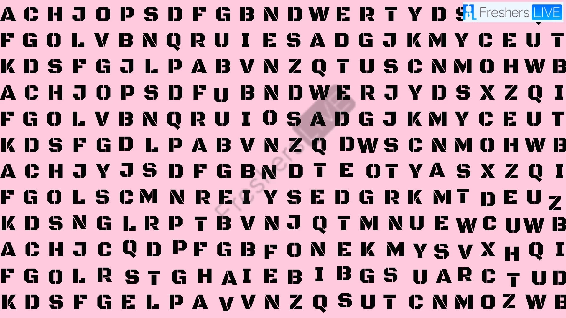 Are you smart enough to Find the word Catch in Just 10 Seconds?