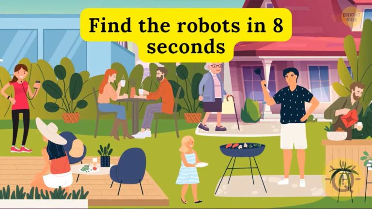 Brain Teaser IQ Test: Can you find the robots hidden among humans in 8 seconds?