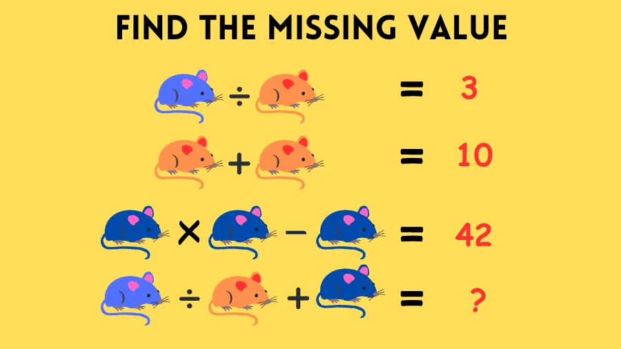 Brain Teaser Maths Puzzle: Solve and Find the Value of Each Element