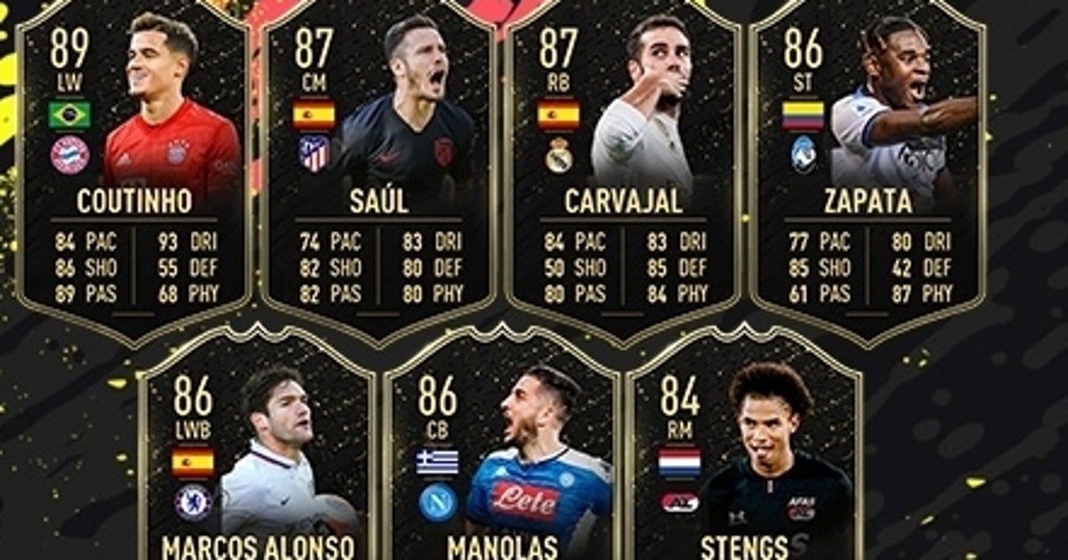 FIFA 20 TOTW 25: all players included in the 25th Team of the Week from 4th March