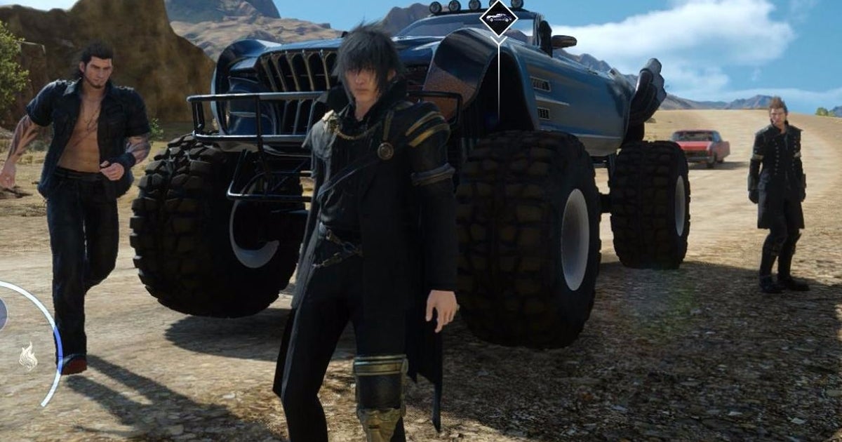 Final Fantasy 15 Type-D off-road car - How to get the monster truck upgrade in update 1.12