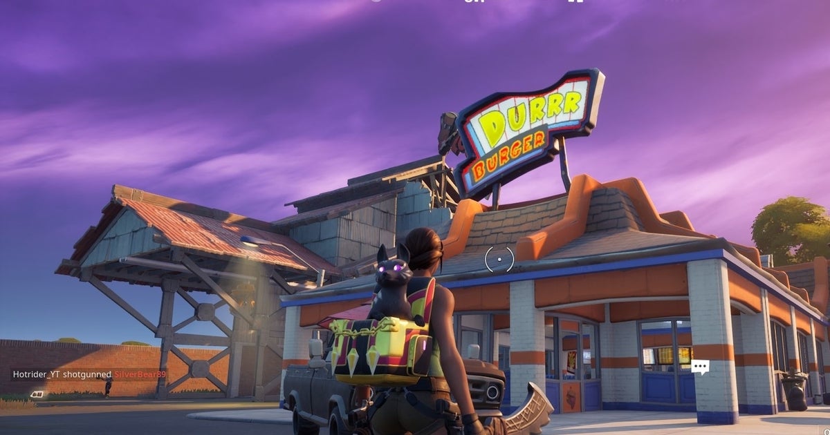 Fortnite - Durr Burger Kitchen location: How to find and dance in the Durr Burger Kitchen explained
