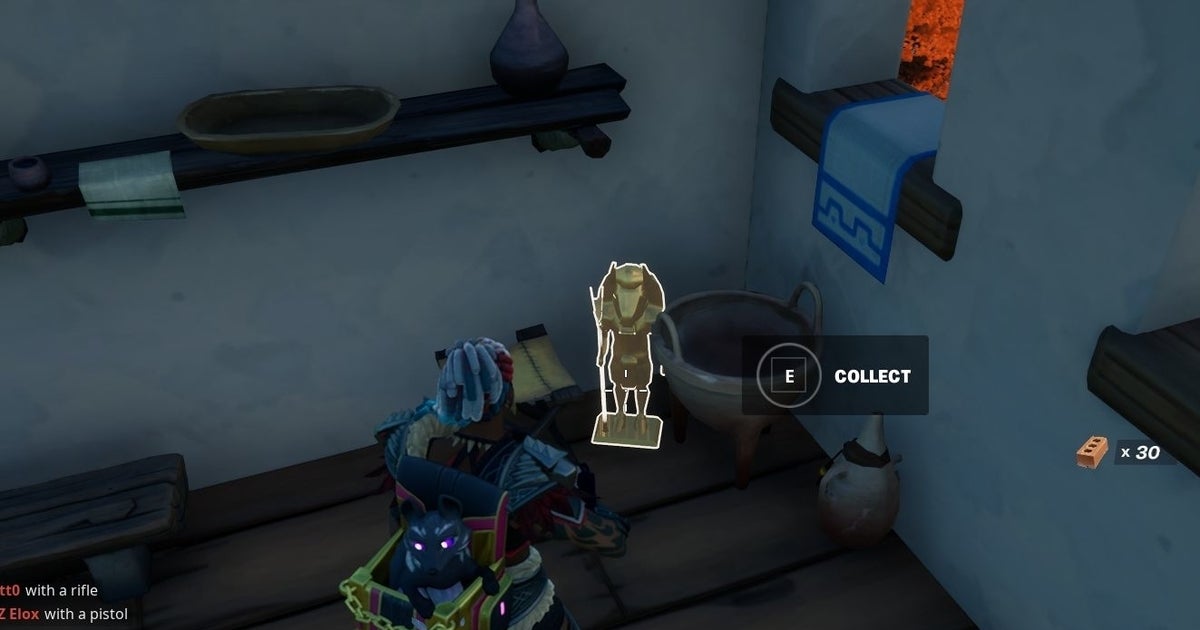 Fortnite - Golden Artefact locations: Where to find golden artefacts near The Spire explained