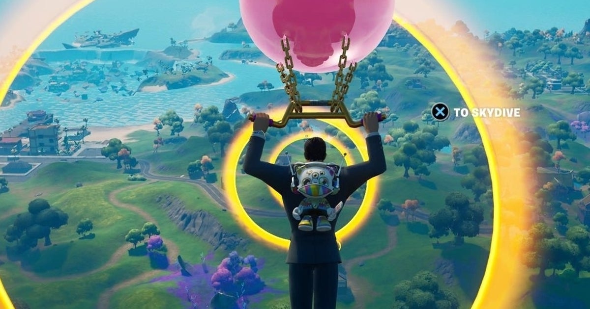 Fortnite - How to glide through rings as Clark Kent explained