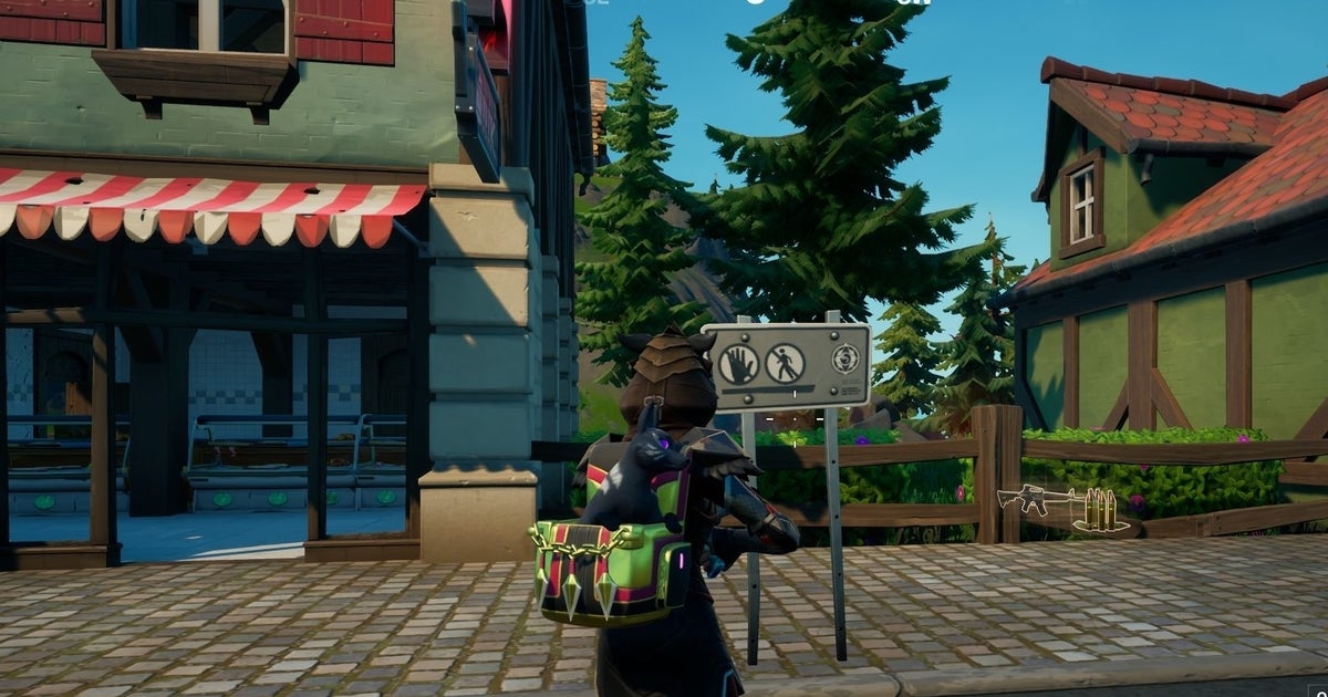 Fortnite - Warning signs locations: Where to place warning signs explained