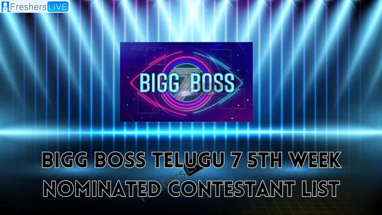 Lista de concursantes nominados de la quinta semana de Bigg Boss Telugu 7, ¿cómo votar por Bigg Boss Telugu 7?