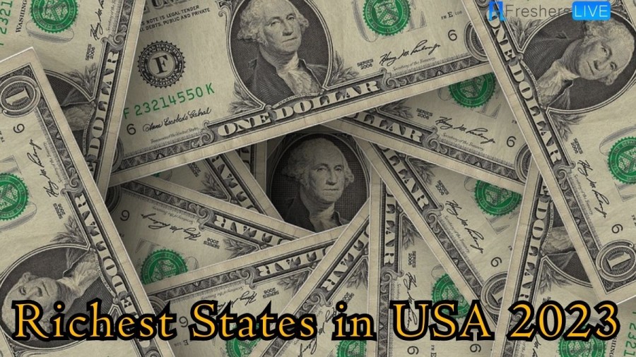Richest States in USA 2023 (USAs Top 10 Richest States)