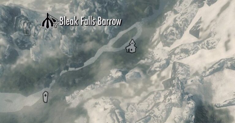 Skyrim Golden Claw quest - door puzzle solution and walkthrough for the Bleak Falls Barrow dungeon