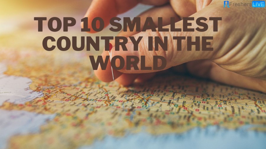Smallest Countries in the World - Top 10 ( With Total Area )