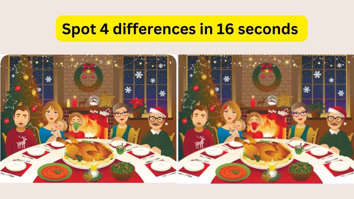 Spot The Difference- Spot 4 Differences In 16 Seconds!