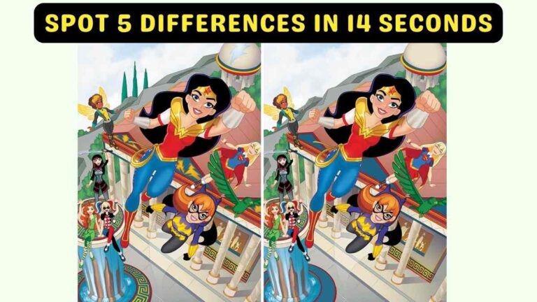 Spot the Difference in DC Superhero Image?