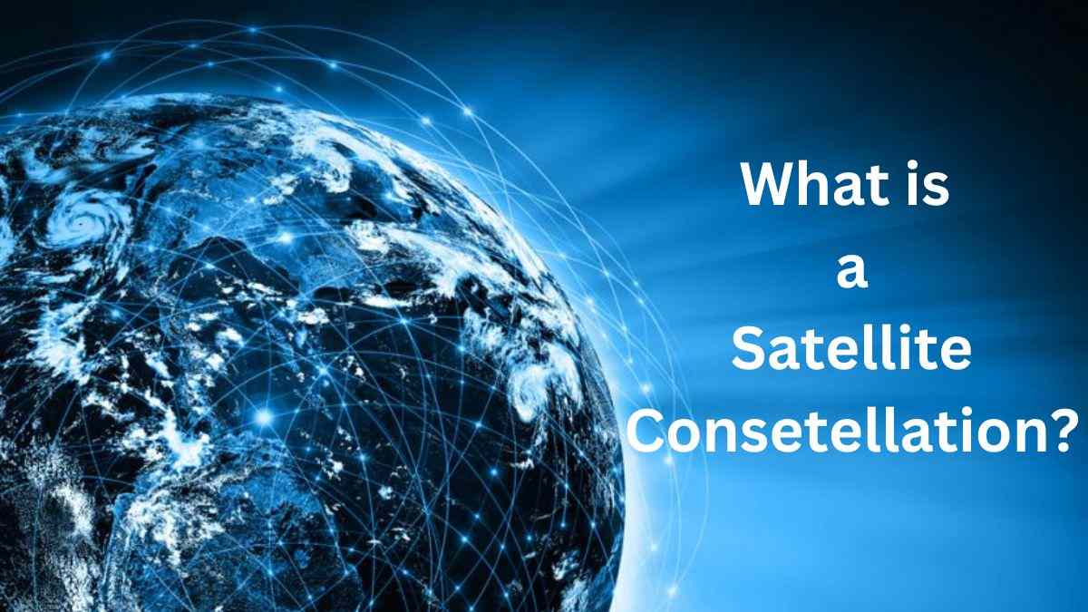 What is a satellite constellation?