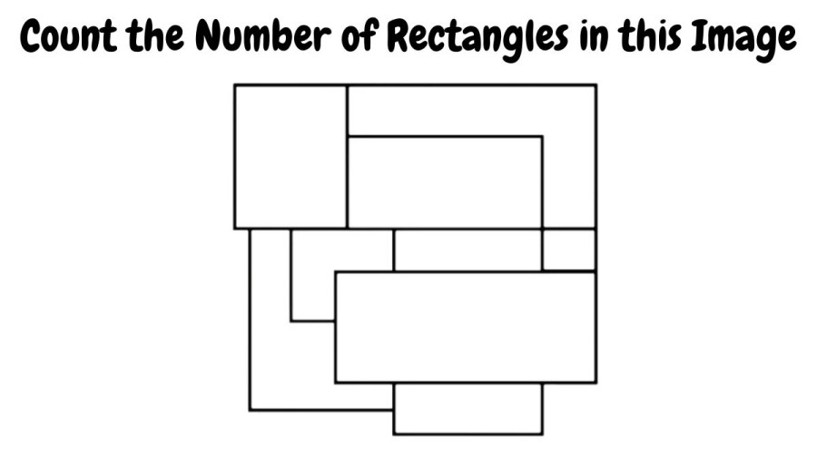Brain Teaser To Test Your Eyes - Count the Number of Rectangles in this Image