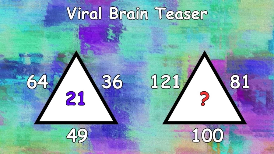 Can You Solve This Triangle Math Puzzle in Less Than 20 Seconds? Viral Brain Teaser