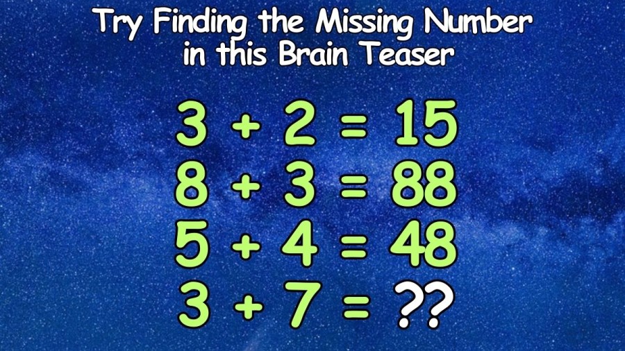 Easy Maths Puzzle: Try Finding the Missing Number in this Brain Teaser