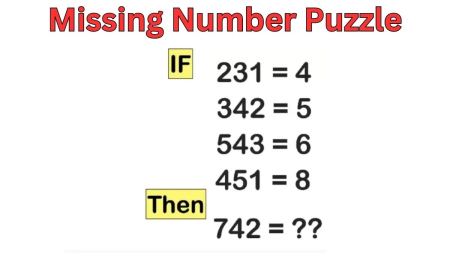 Math Problem: 231=4, 342=5, 543=6, 451=8, 742=?