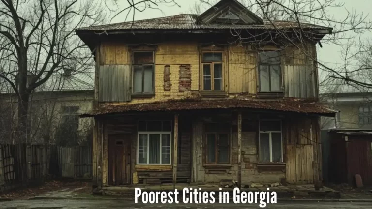 Poorest Cities in Georgia - Top 10 with Poverty Rate