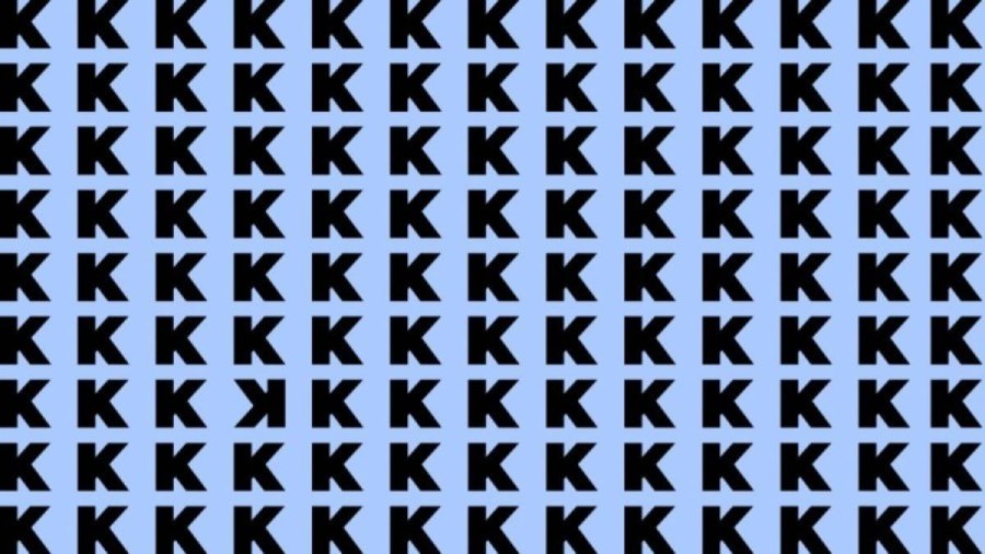 Observation Skill Test: If you have Hawk Eyes find the Inverted K in the picture within 20 Secs