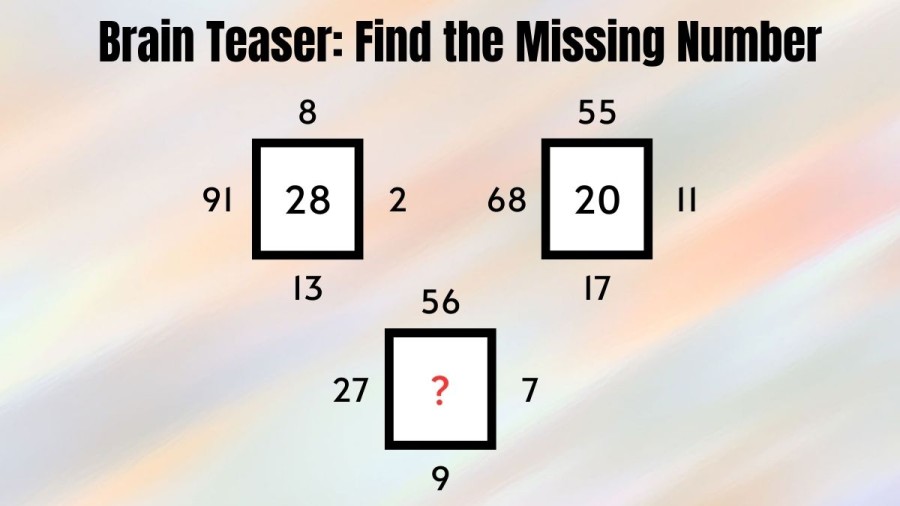Brain Teaser: Find the Missing Number in this Reasoning Puzzle