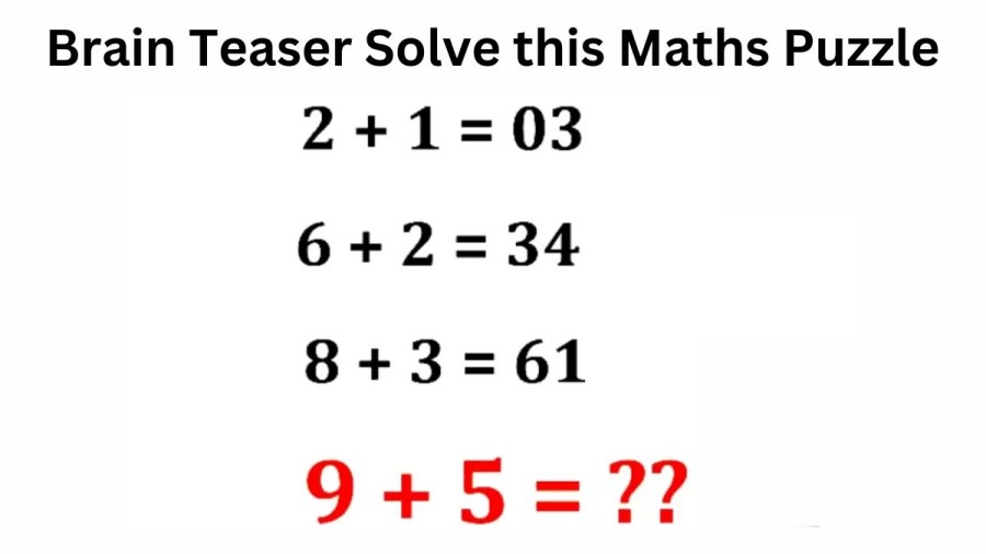 Brain Teaser: Find the Pattern and Solve this Maths Puzzle