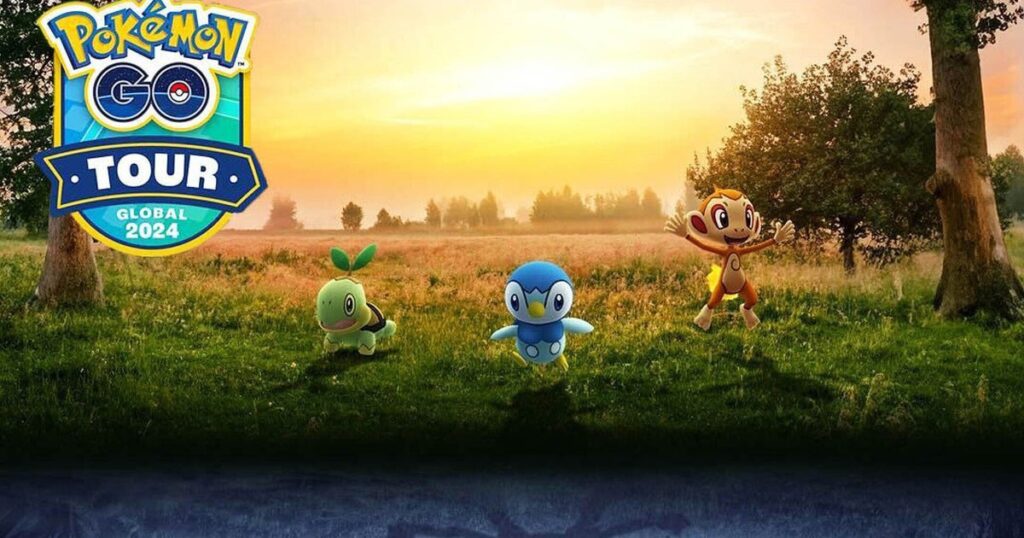 Go Tour 2024 It's About Time and Space research, Turtwig, Chimchar or