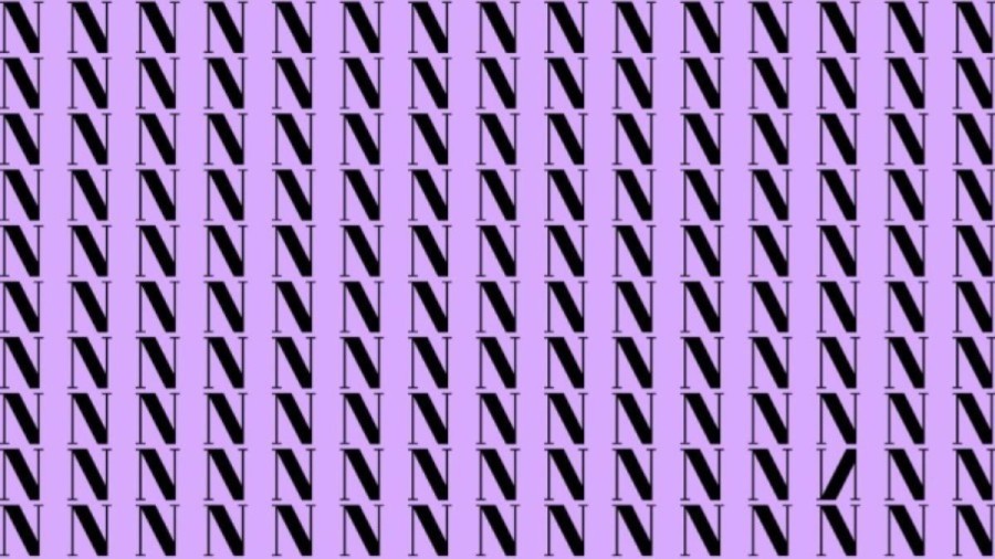 Optical Illusion: If you have Sharp Eyes find the Inverted N in the picture within 20 Secs