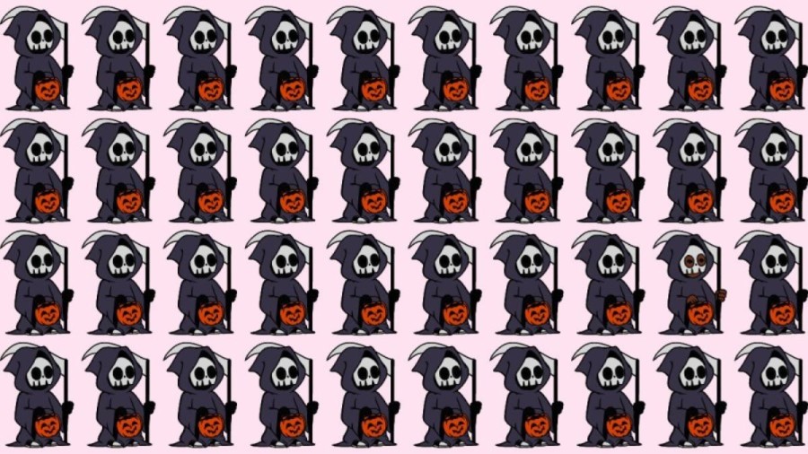 Observation Skill Test: Can you find the odd Grim Reaper within 12 seconds?